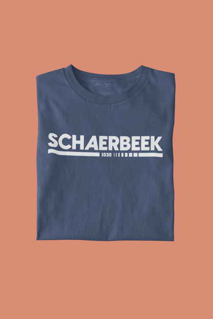 T-shirt unisexe "Schaerbeek" 100% coton biologique