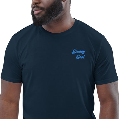 T-shirt brodé "Daddy Cool" en coton biologique