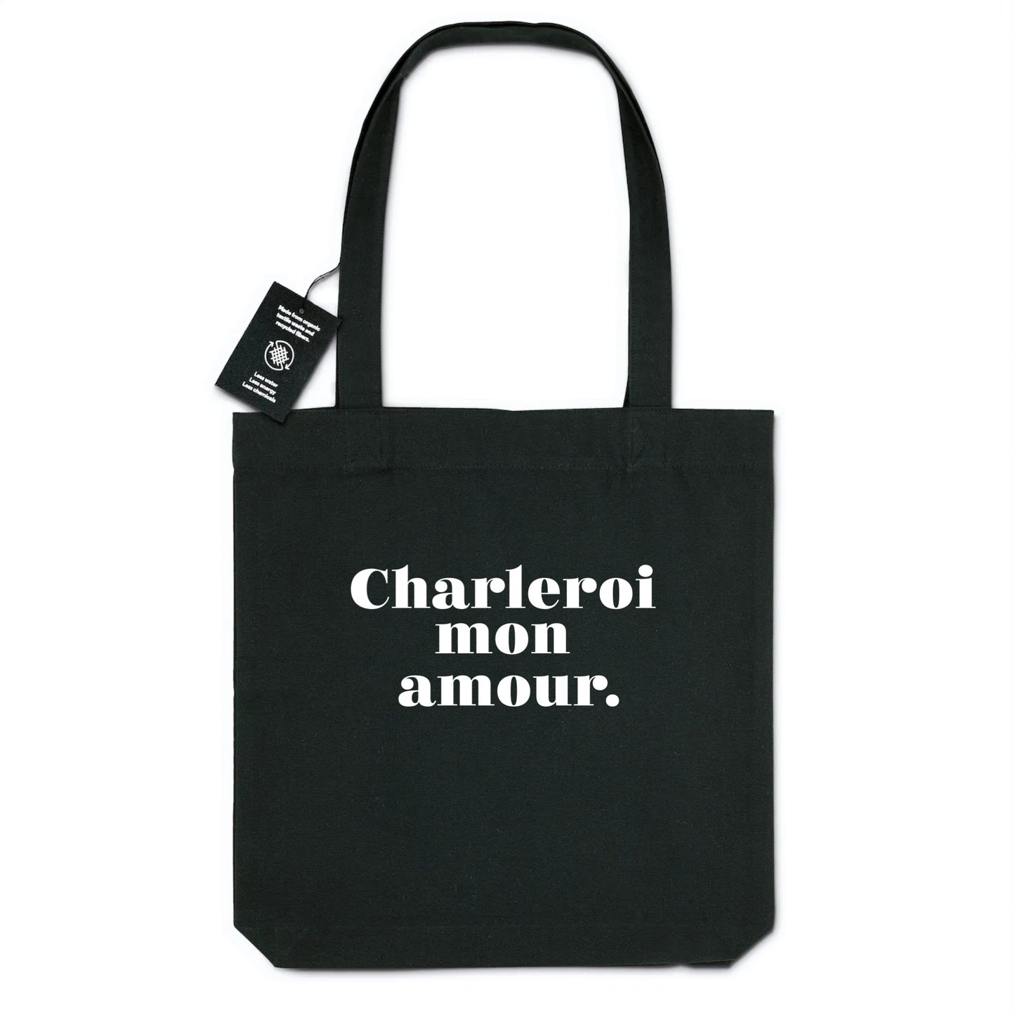 tote-bag charleroi mon amour Noir