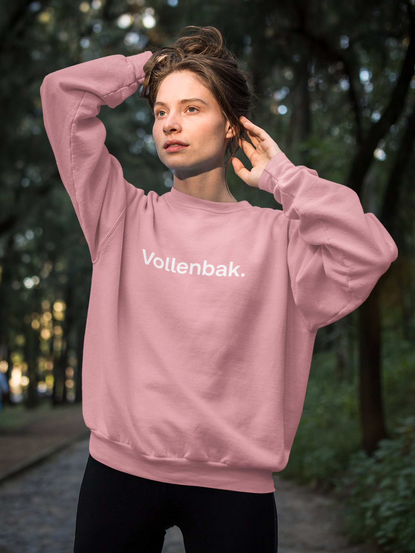 Sweatshirt "Vollenbak" Canyon Pink unisexe éco-responsable