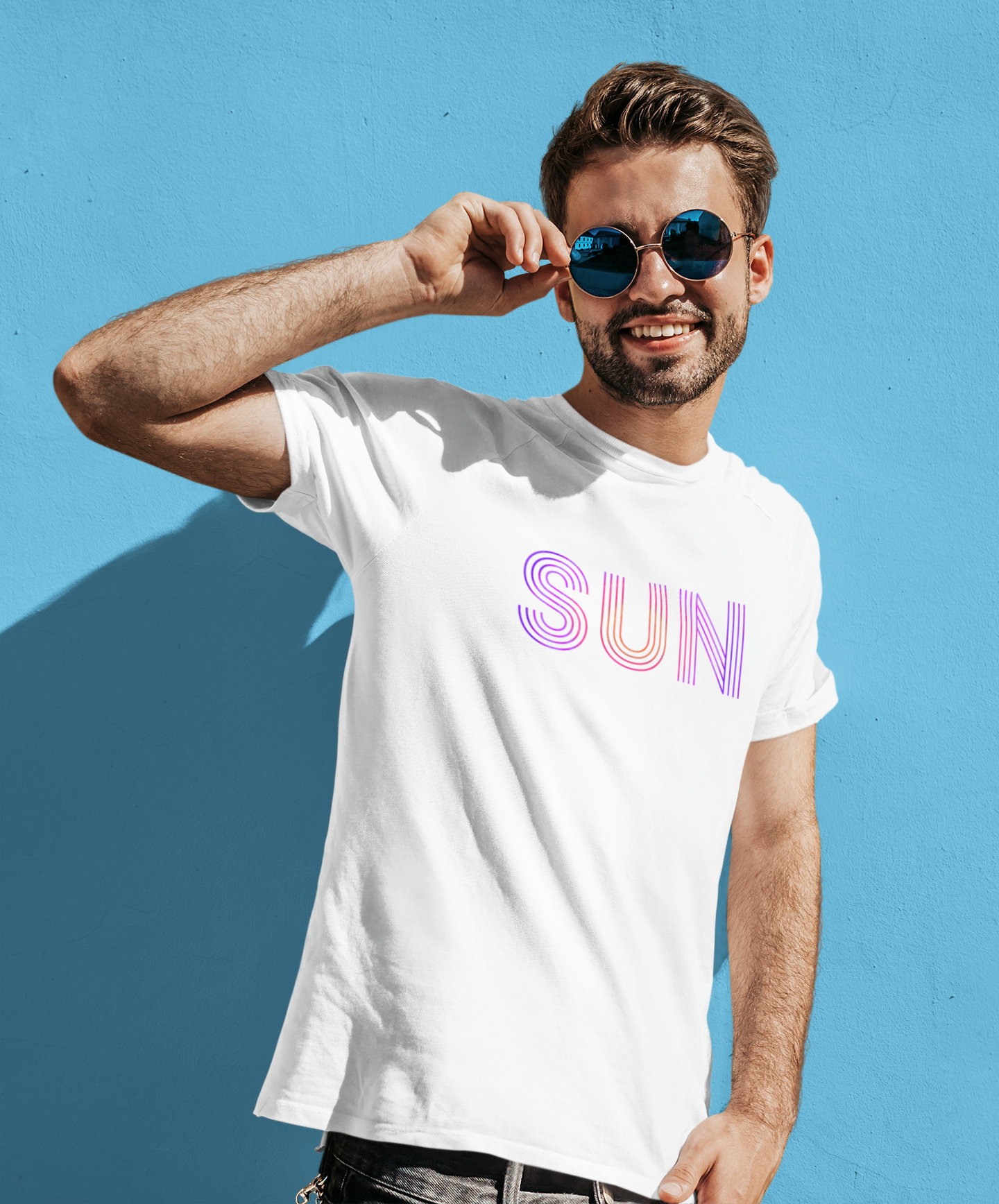 T-shirt "SUN" unisexe Coton biologique