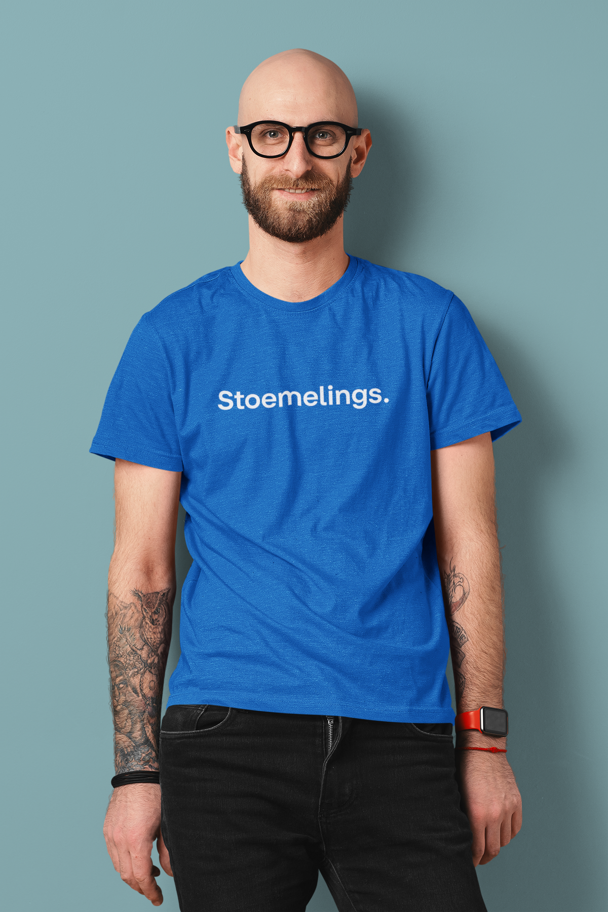 T-shirt Stoemelings bleu électrique
