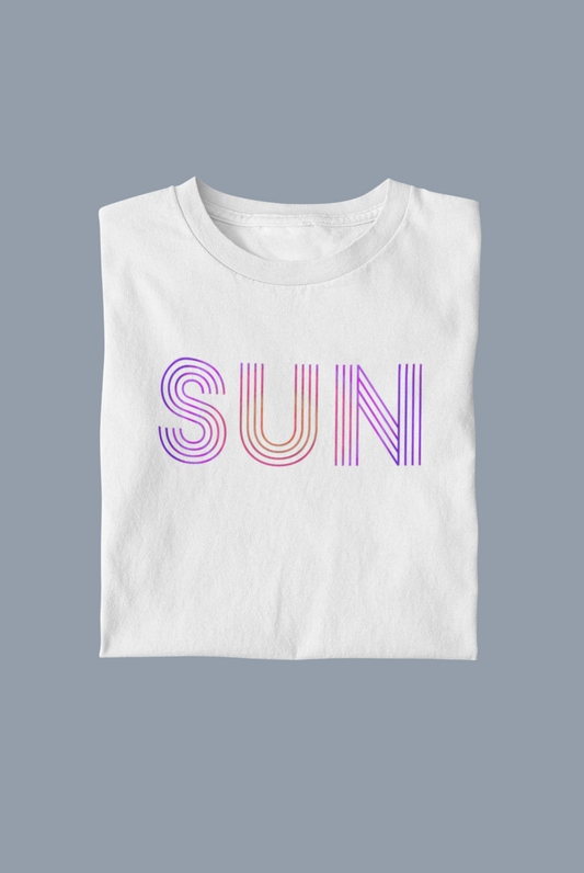 T-shirt "SUN" unisexe Coton biologique