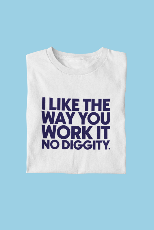 T-shirt "I like the way you work it" unisexe Coton biologique